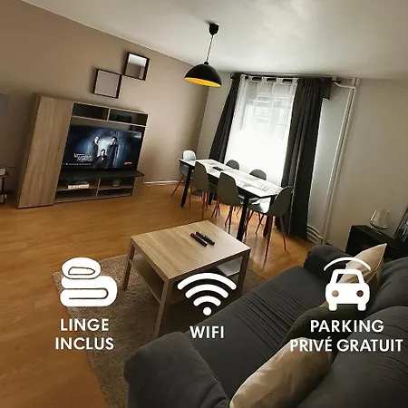 Spacieux 4 Pièces Parking Privé Navette Gare-aeroport * Colmar