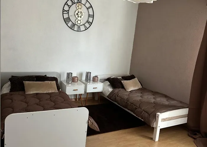 Le Madrid Spacieux 4 Pieces Parking Privee アパート *